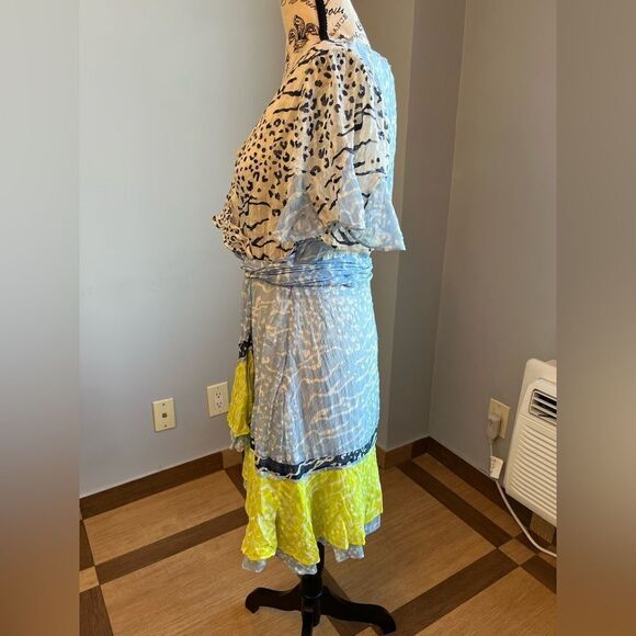 Tanya Taylor Printed Bianka Mini Colorful Dress - Picture 4 of 12